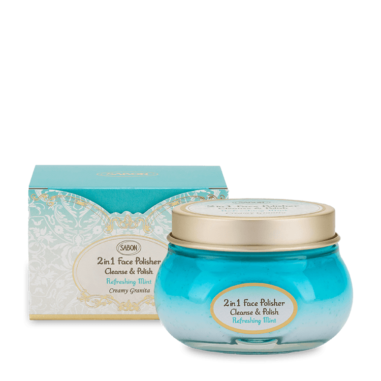 以色列 SABON 二合一臉部磨砂膏-清爽薄荷 125ml